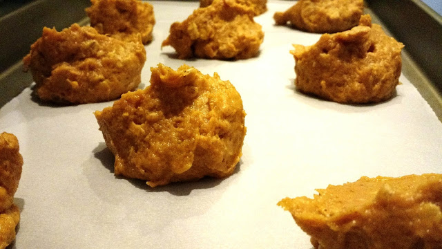 Lumpy raw cookies