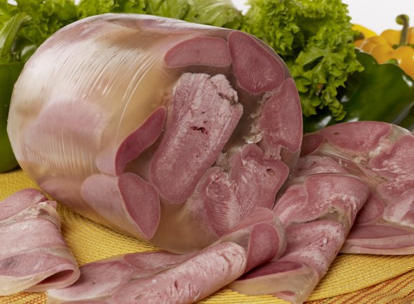 Veal tongue head cheese