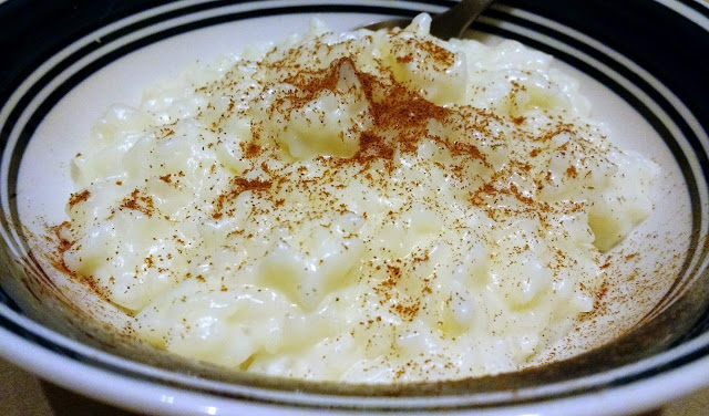 Topped with a bit of cinnamon, this rice pudding is just perfect!
