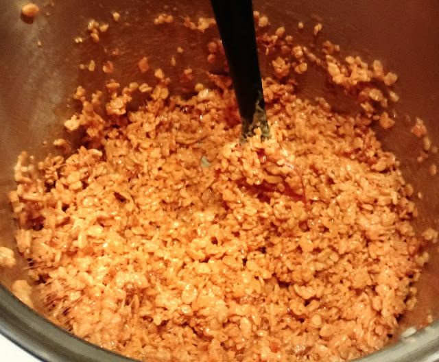 Orange cereal mix