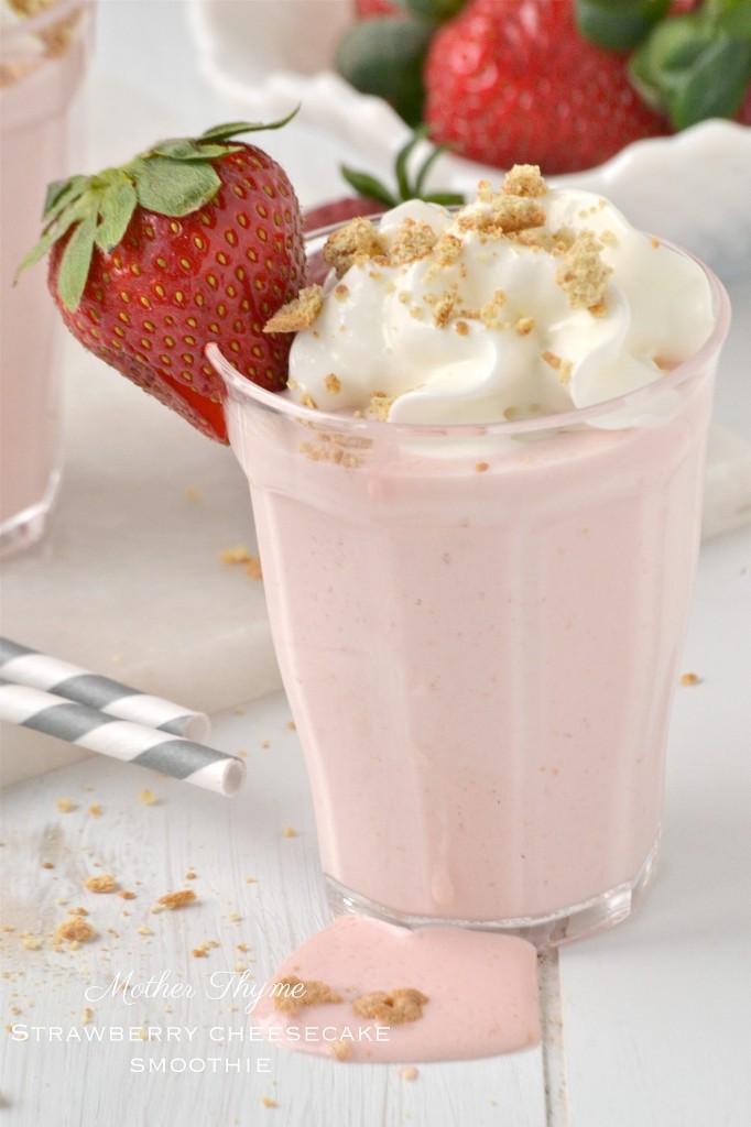 Strawberries and Cream Milkshake