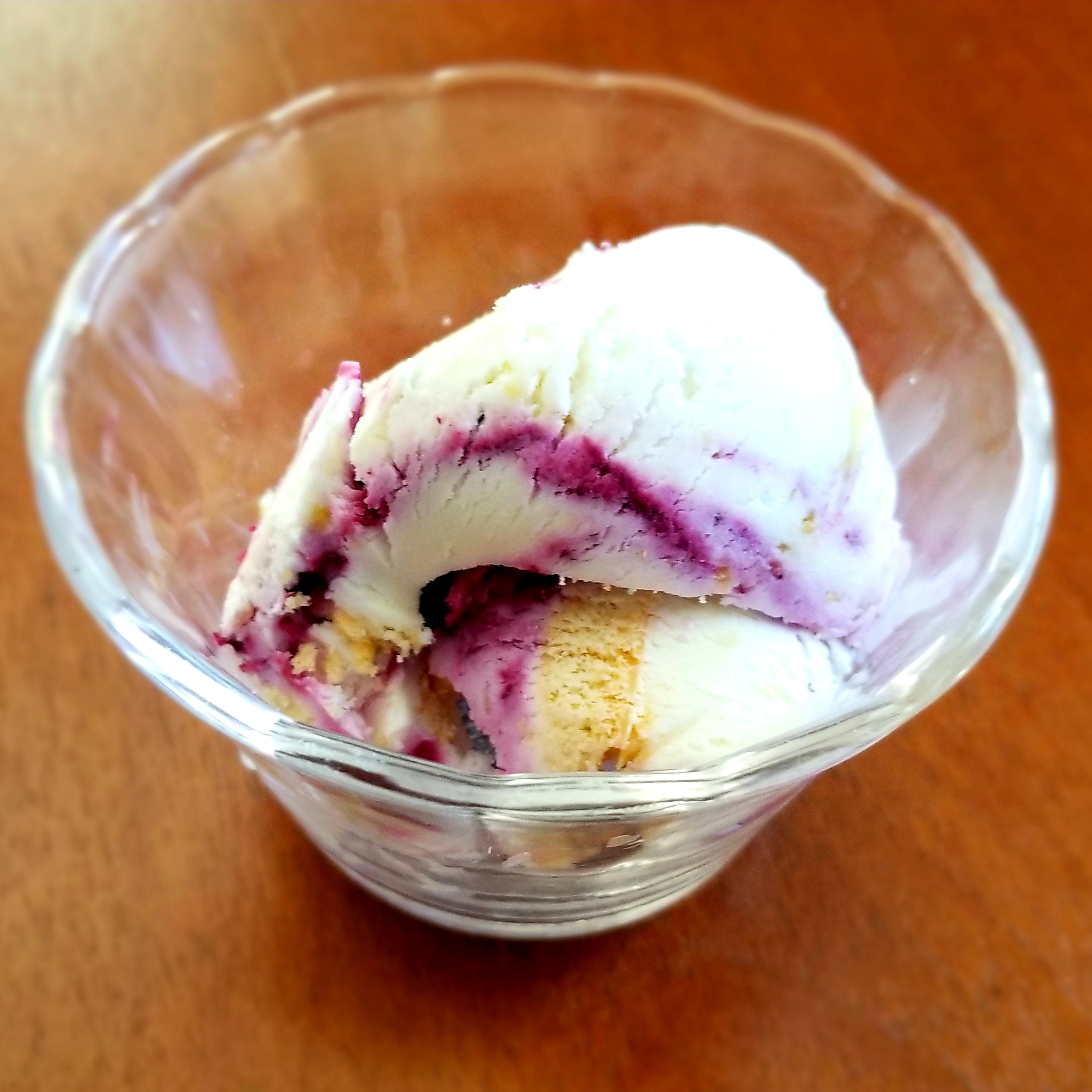 Lemon Blueberry Ice Cream